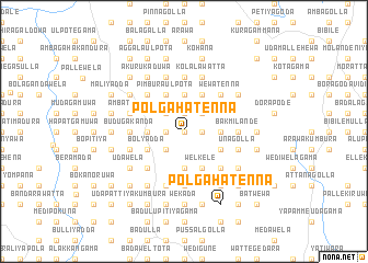 map of Polgahatenna