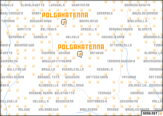 map of Polgahatenna