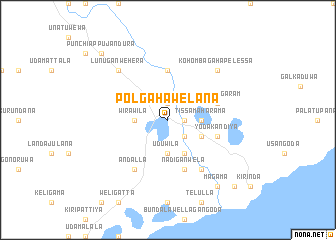 map of Polgahawelana