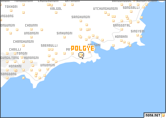 map of Pŏlgye