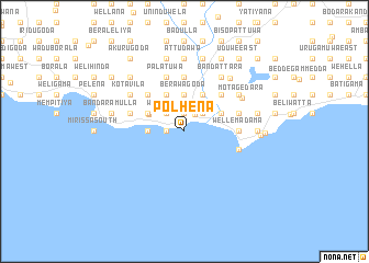 map of Polhena