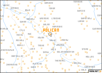 map of Poliçan