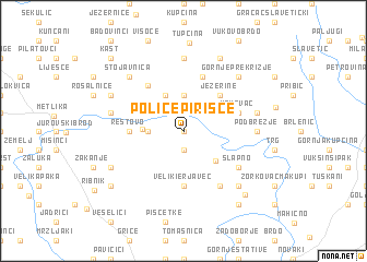 map of Police-Pirišće