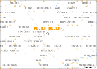 map of Polichna Dolna