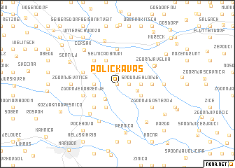 map of Polička Vas