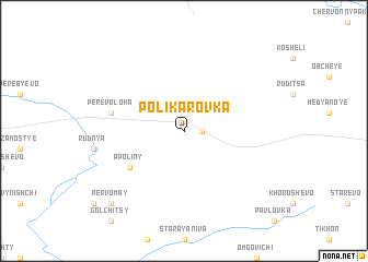 map of Polikarovka