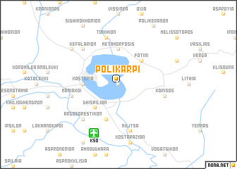 map of Polikárpi