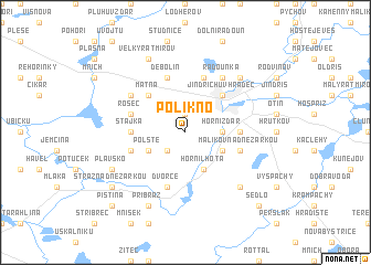 map of Políkno