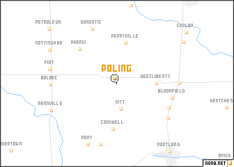 map of Poling