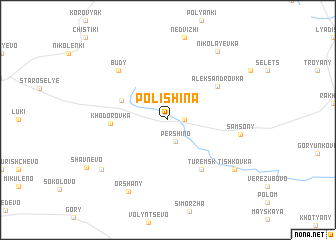 map of Polishina