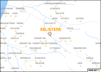 map of Polistena