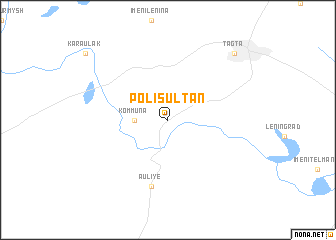 map of Polisultan