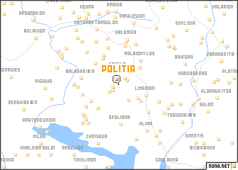 map of Polítia