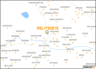 map of Politskoye