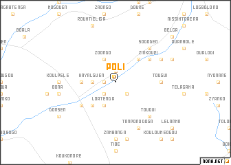 map of Poli