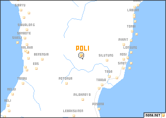 map of Poli
