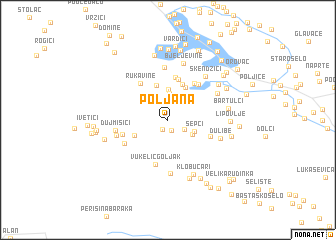 map of Poljana