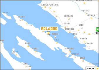 map of Poljana