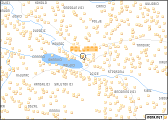 map of Poljana