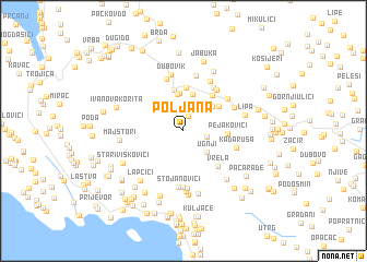 map of Poljana