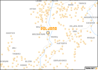 map of Poljana