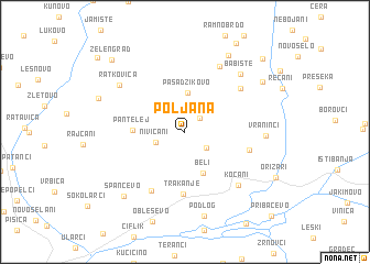 map of Poljana