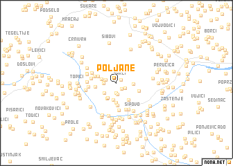 map of Poljane