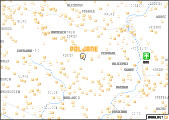 map of Poljane