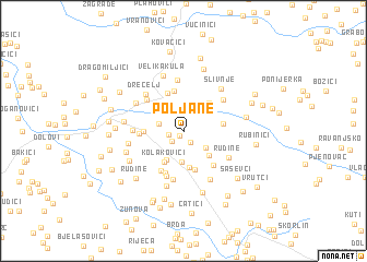 map of Poljane