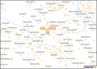 map of Poljane