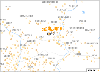 map of Poljane