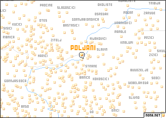 map of Poljani