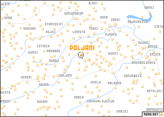 map of Poljani