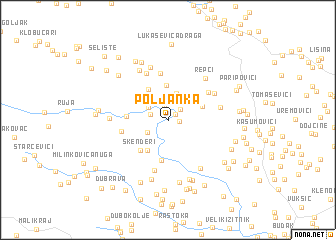 map of Poljanka