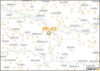 map of Poljce