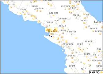 map of Polje