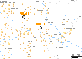 map of Polje