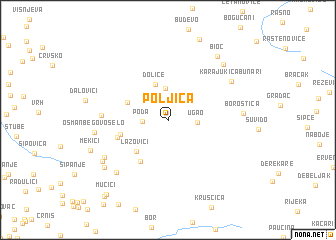 map of Poljica