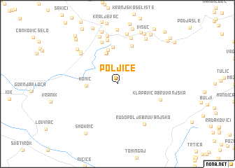 map of Poljice