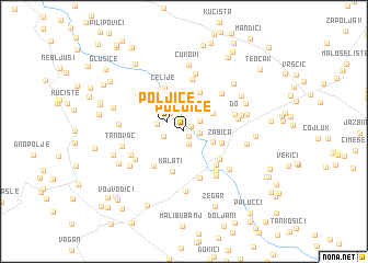 map of Poljice