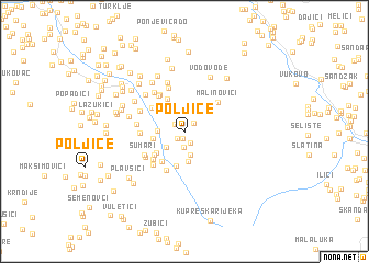 map of Poljice