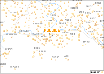map of Poljice