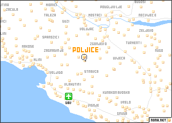 map of Poljice