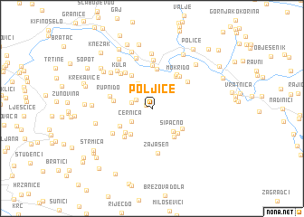 map of Poljice