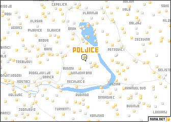 map of Poljice