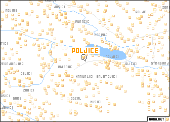 map of Poljice