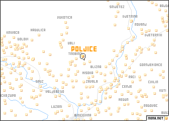 map of Poljice