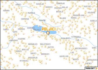 map of Poljići