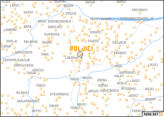 map of Poljići