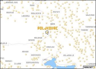 map of Poljkovac